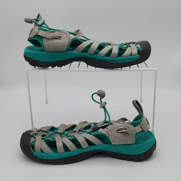 Keen Whisper Natural Gray/Dynasty Green, Women's Size 7.5 - Picture 5 of 8